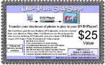 gift certificate slide scanning