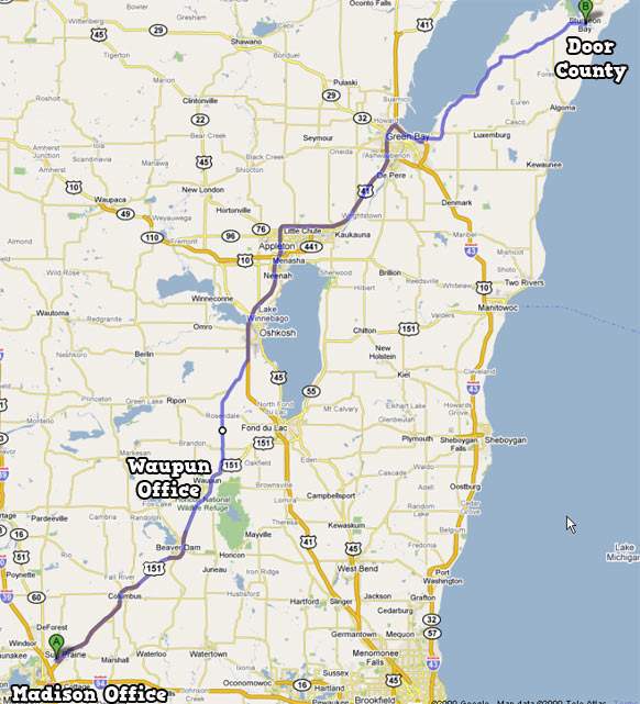 map to scanning drop off madison
