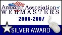 Awarded 2/19/06 by the American Association of Webmasters