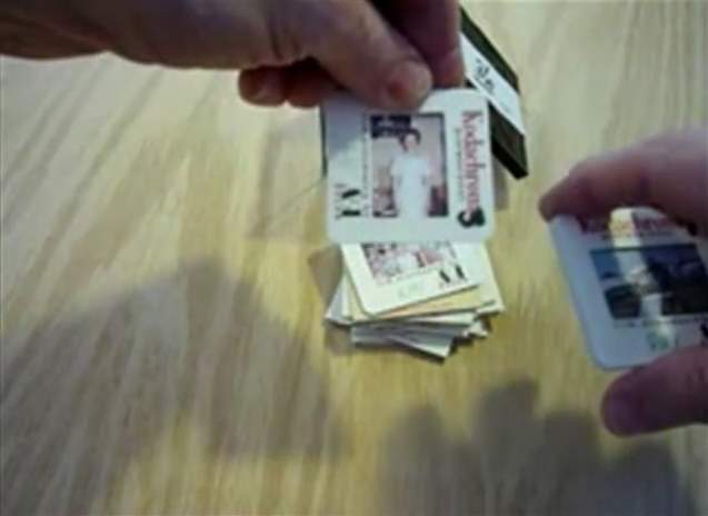 Example of a portrait slide that must be rotated to landscape before scanning