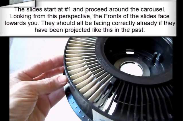 Neat stacks of slides after removal from Kodak tray