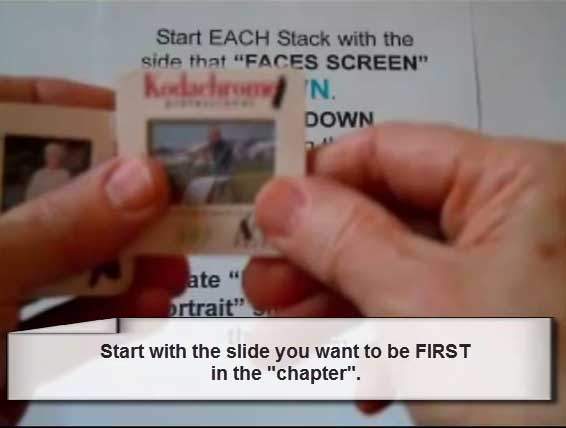 Top-down stacking method, step 1