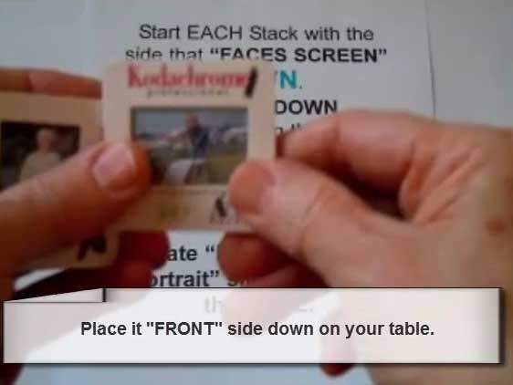 Top-down stacking method, step 2