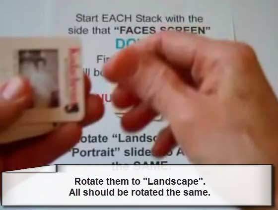Top-down stacking method, step 6