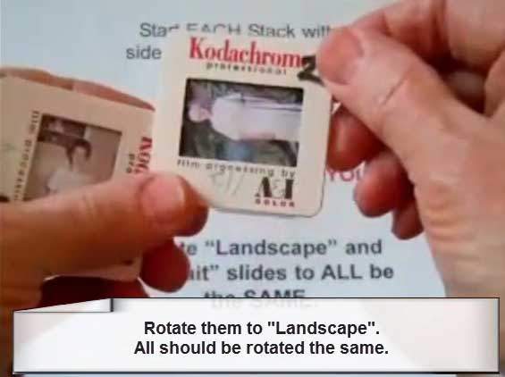 Rotate portrait slides to landscape before stacking