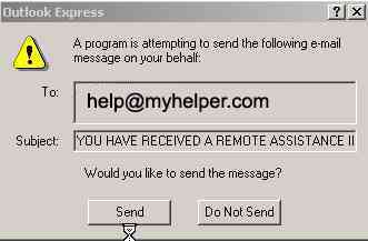 remote assistance outlook express