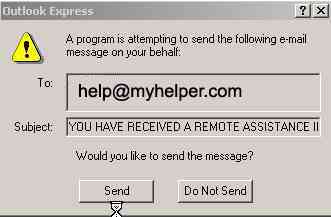 remote assistance outlook express