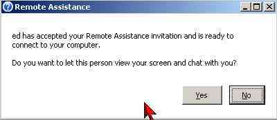 remote assistance yes