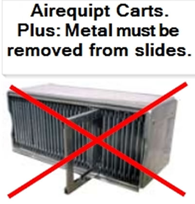 Airequipt carts cannot be sent.