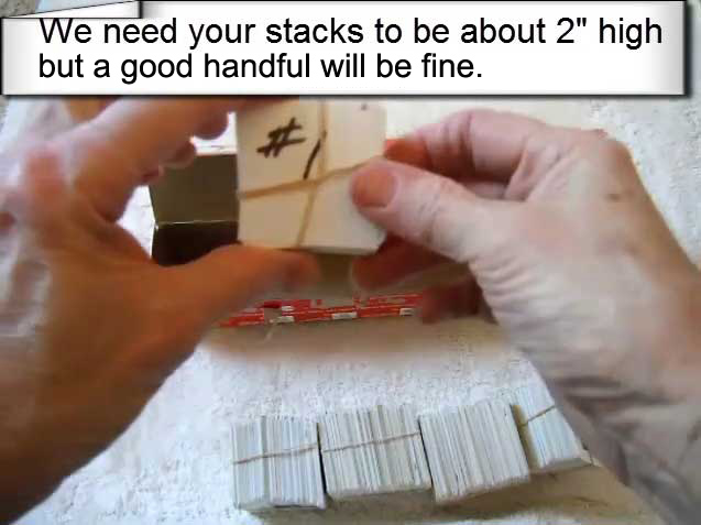 Box divider labeled to separate chapters