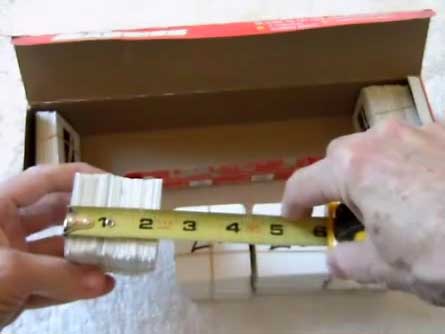 Writing numbers on slide frames for order control