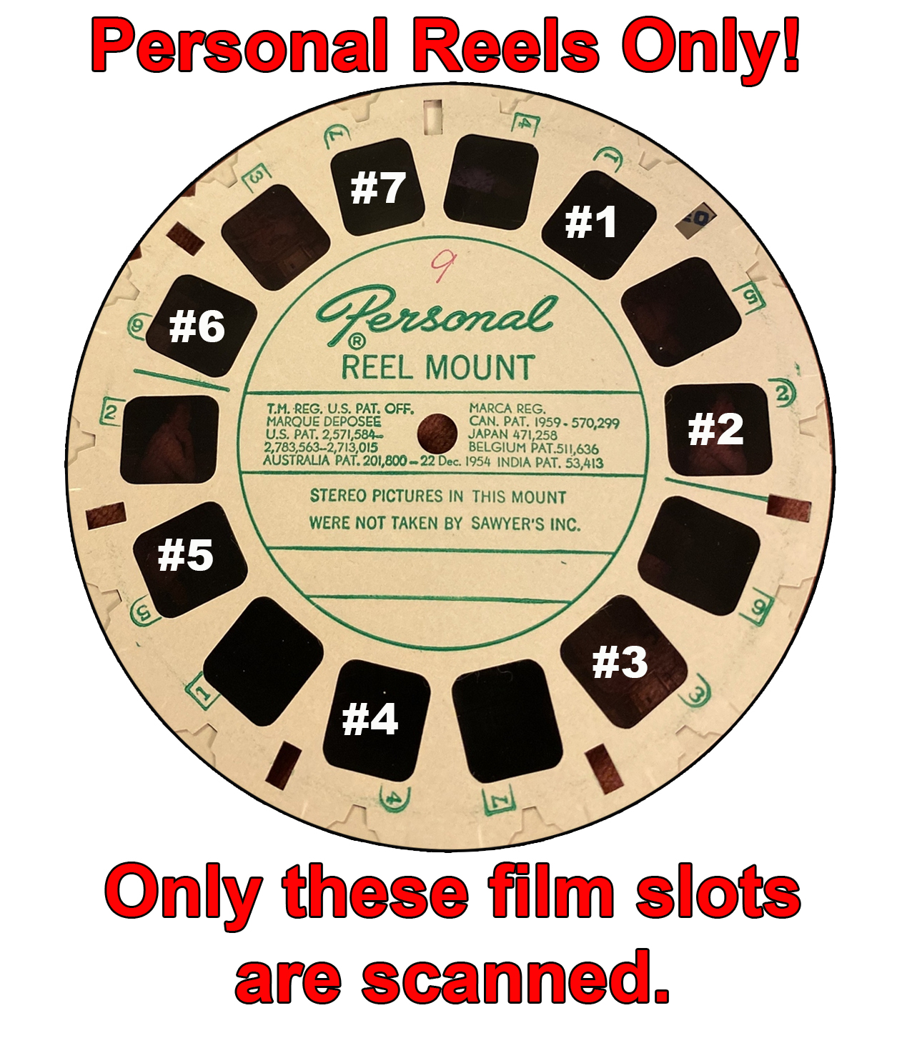 View-Master scanned film slots